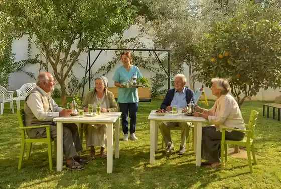 حديقة، أوقات هادئة وحياة يومية مطمئنة